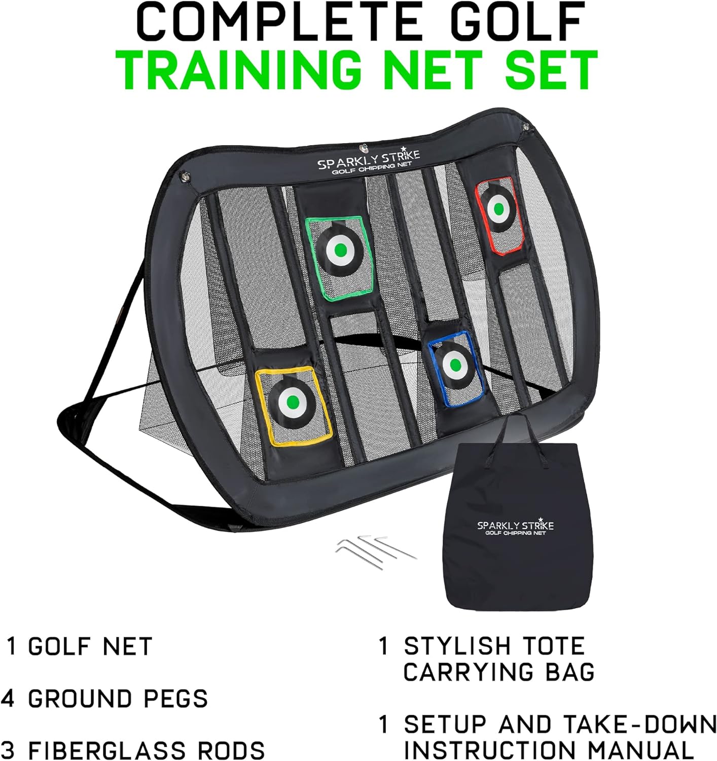 Indoor and Outdoor Golf Chipping Net
