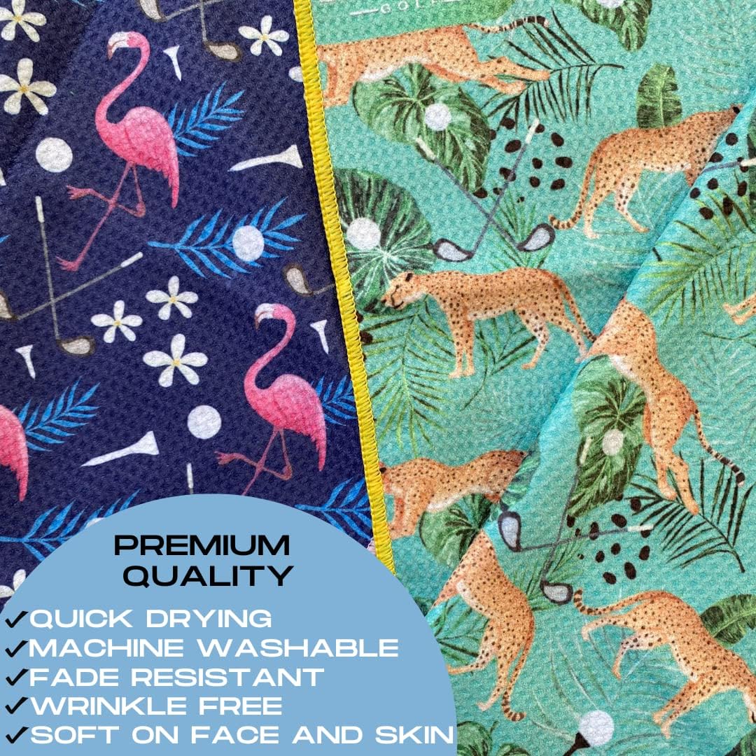 Animal Print Golf Towels