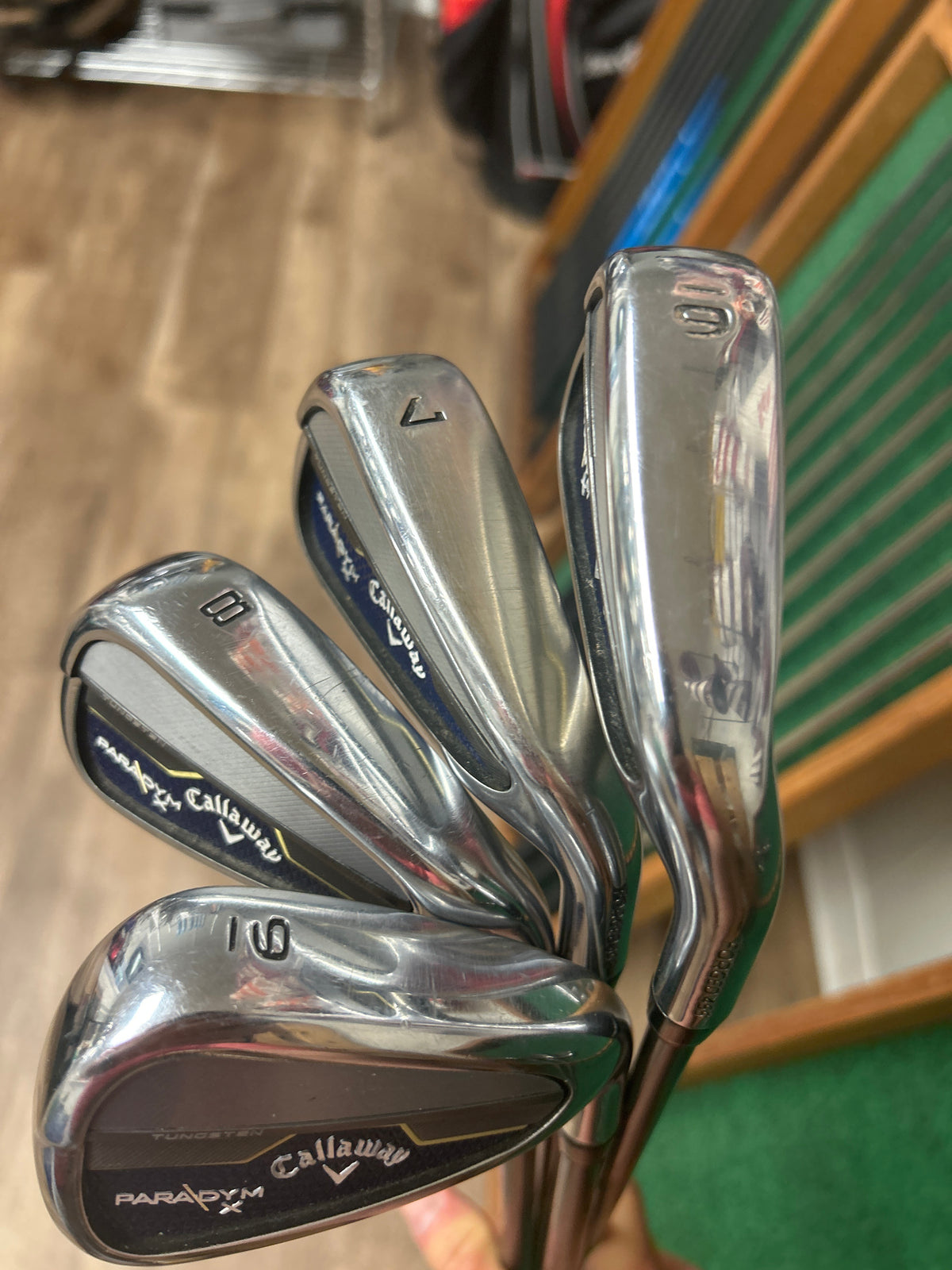 Callaway Paradym X iron set 6 thru 9 + P, A & 51 Degree Wedges( 7 clubs)