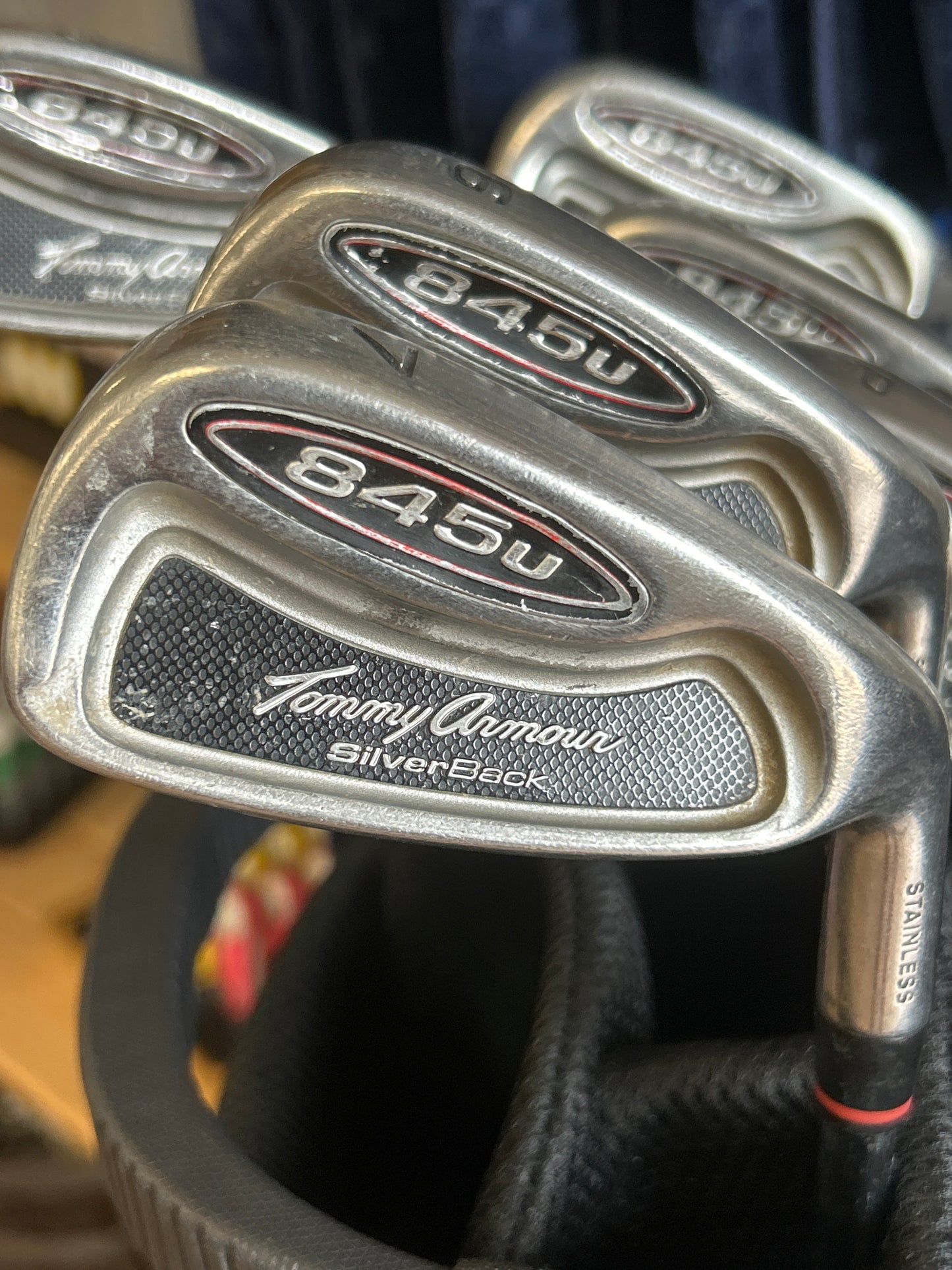 Tommy Armour 845U SilverBack Iron set 5 thru PW