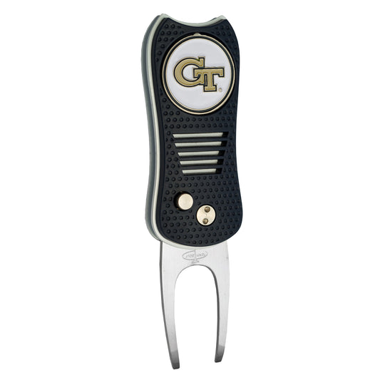 NCAA Switchblade Divot Repair Tool - Georgia Tech Yellow Jackets