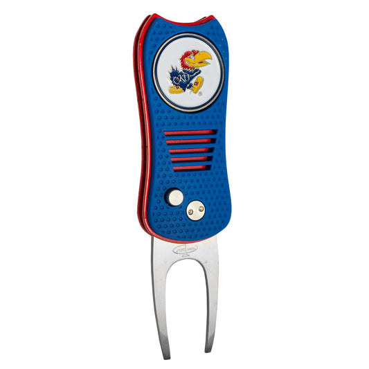 NCAA Switchblade Divot Repair Tool - Kansas Jayhawks