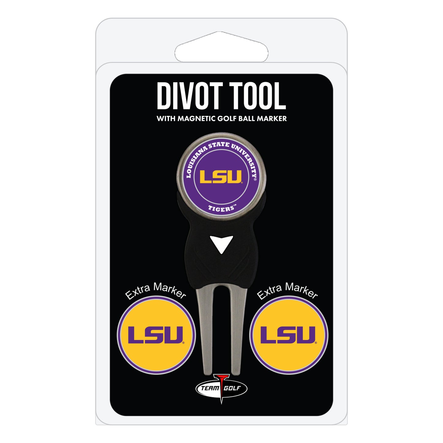 NCAA personalized golf divot tool - lsu tigers