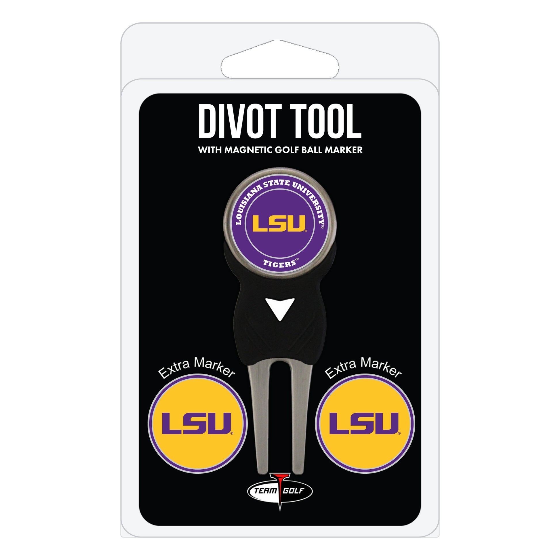 NCAA personalized golf divot tool - lsu tigers