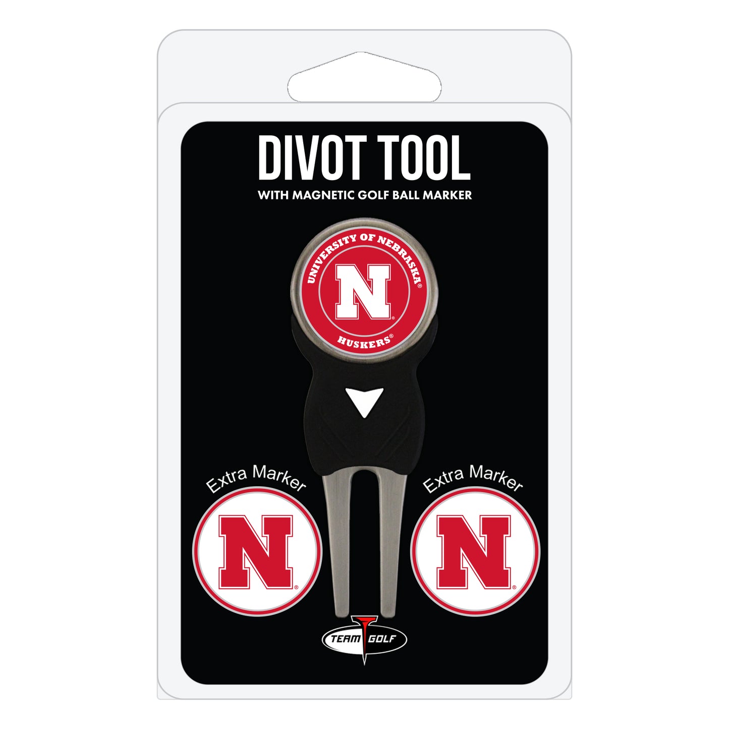 NCAA personalized golf divot tool - nebraska cornhuskers