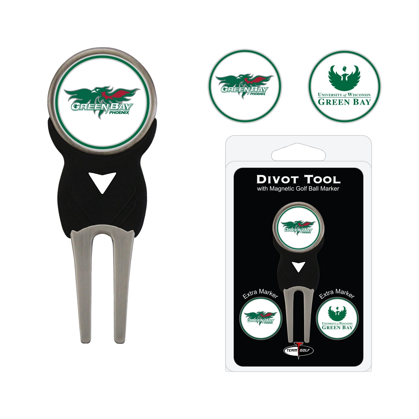 NCAA personalized golf divot tool - wisconsin - g bay phoenix