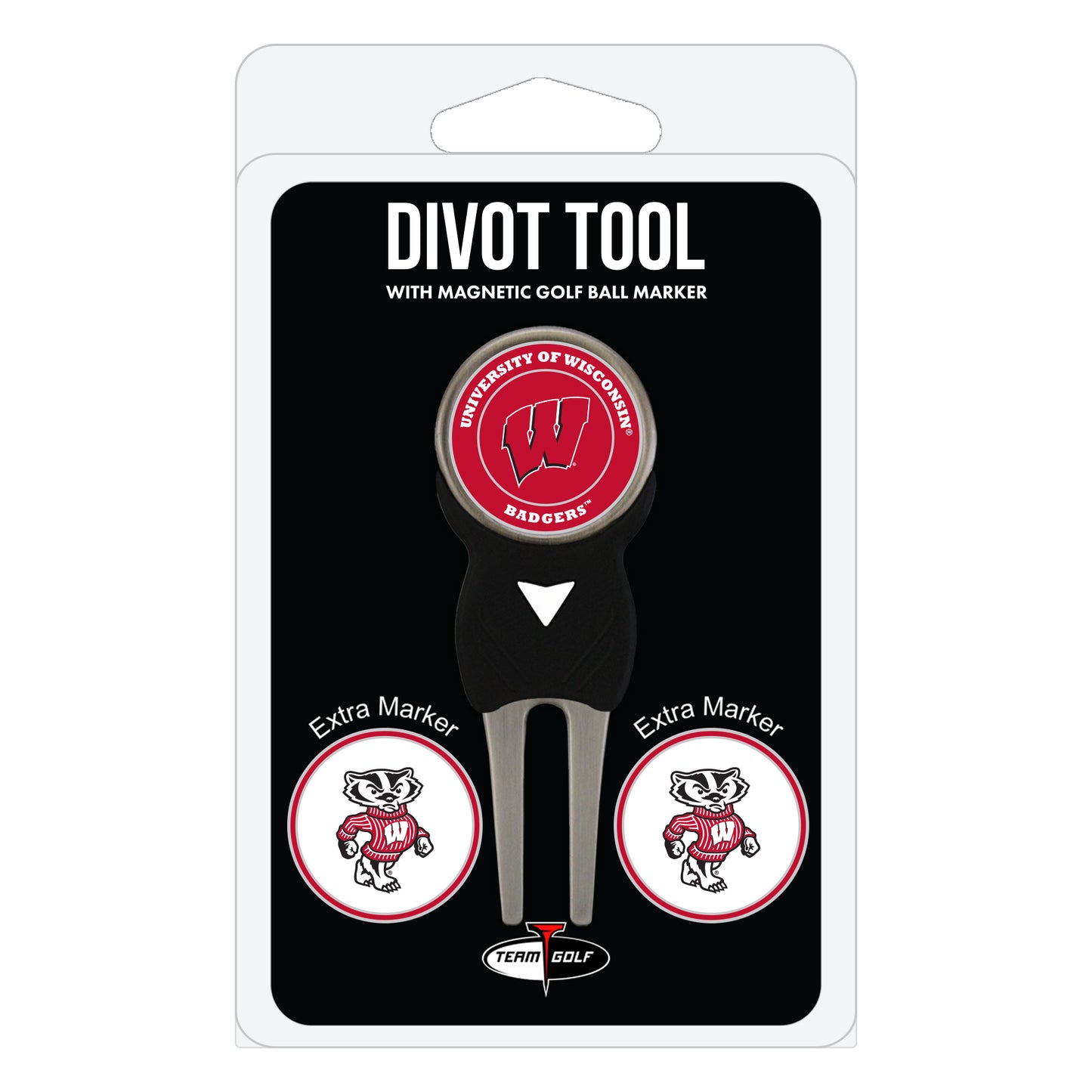 NCAA personalized golf divot tool - wisconsin badgers