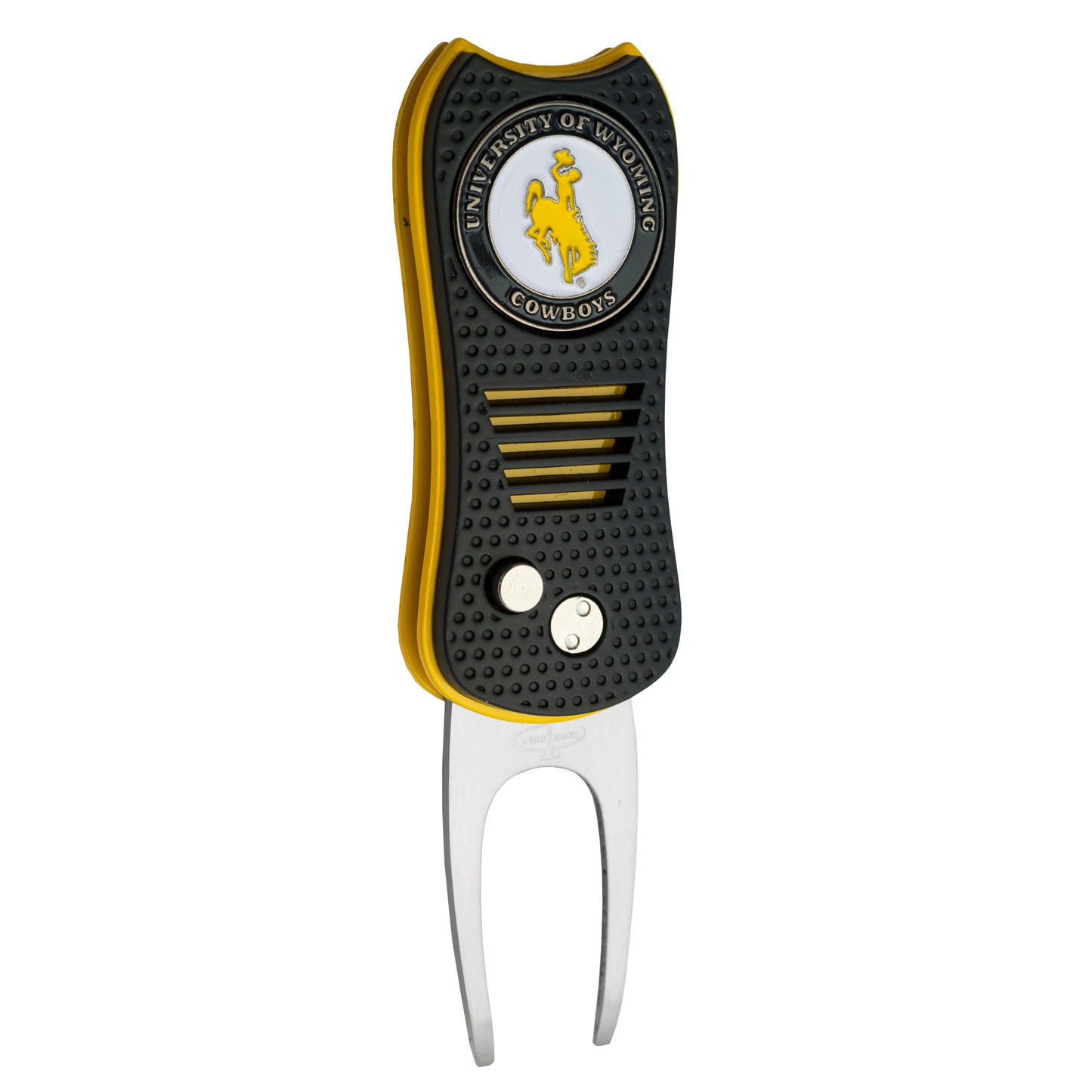 NCAA Switchblade Divot Repair Tool - Wyoming Cowboys