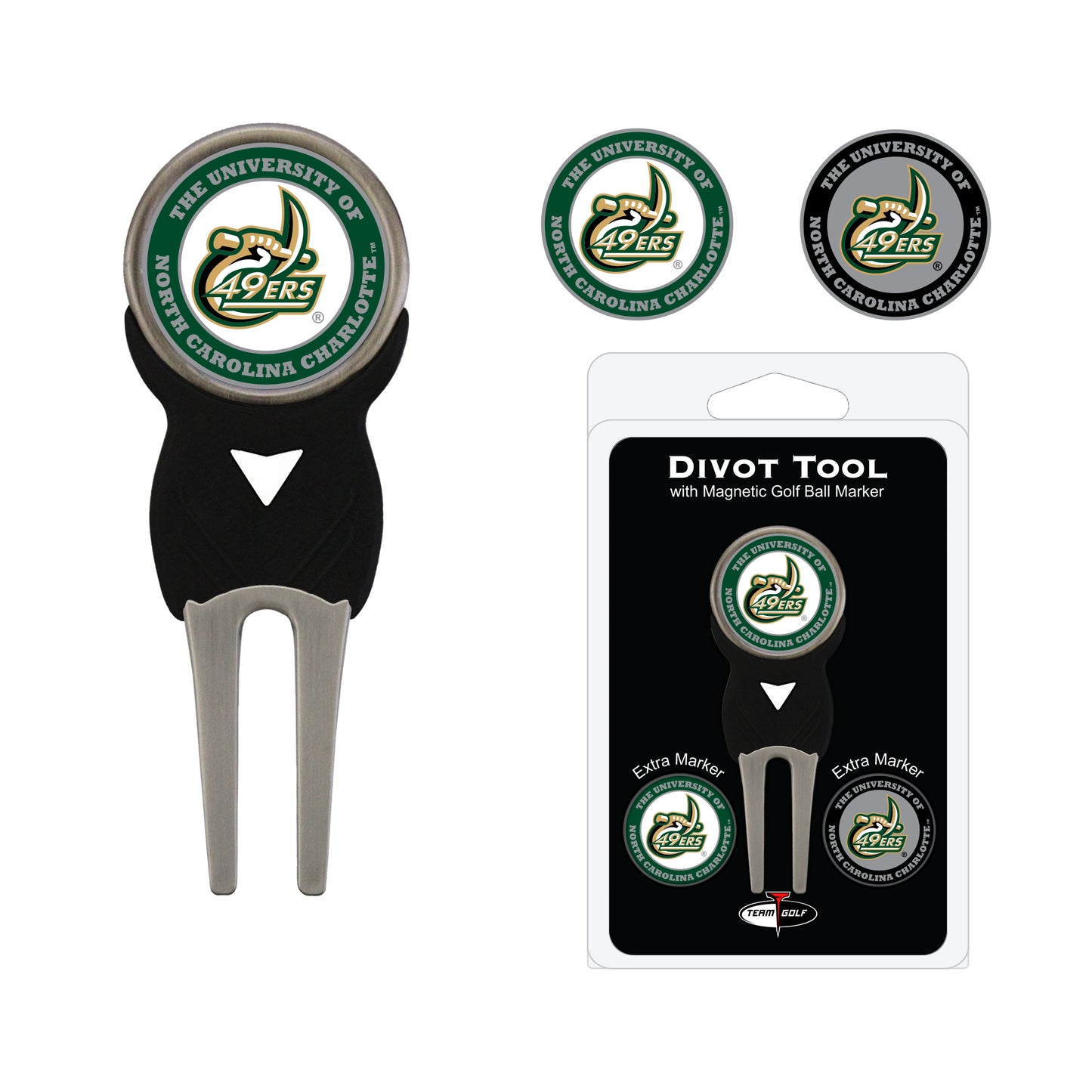 NCAA personalized golf divot tool - north carolina - charl 49ers