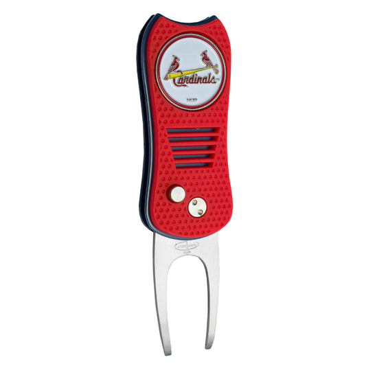 MLB Switchblade Golf Divot Tool - St Louis Cardinals