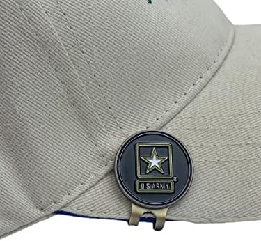 Military Golf Ball Markers Hat Clip