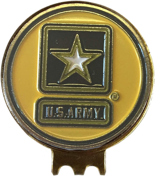 Military Golf Ball Markers Hat Clip