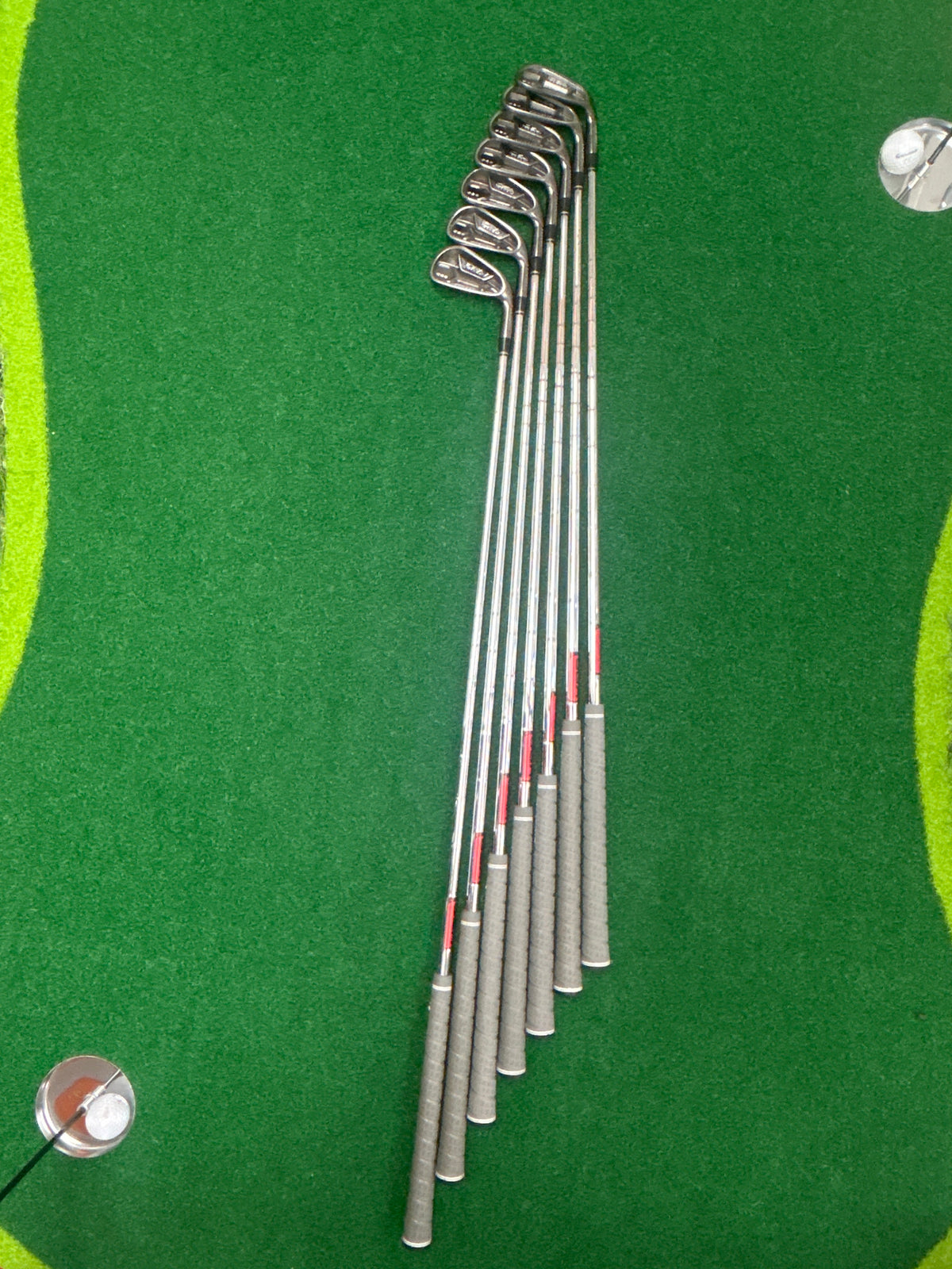 Adams Idea Black CB2 Forged Iron Set 4-PW — 7 clubs Stiff Flex RH