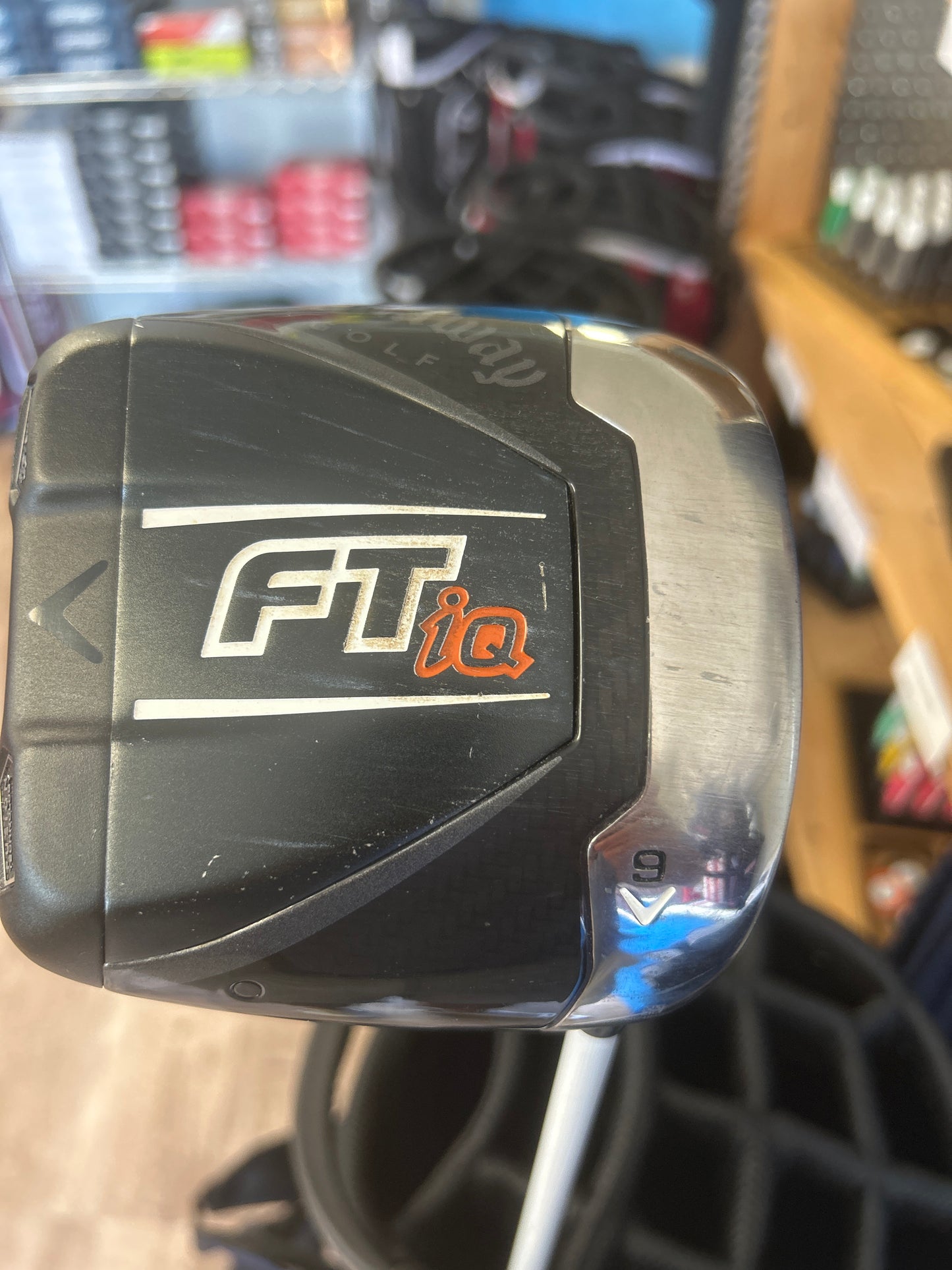 Callaway FT-iQ Driver 9° loft- Reg. Flex graphite shaft RH