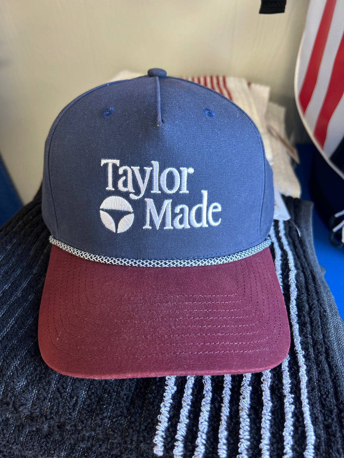 TaylorMade Rope Snapback Golf Hat New