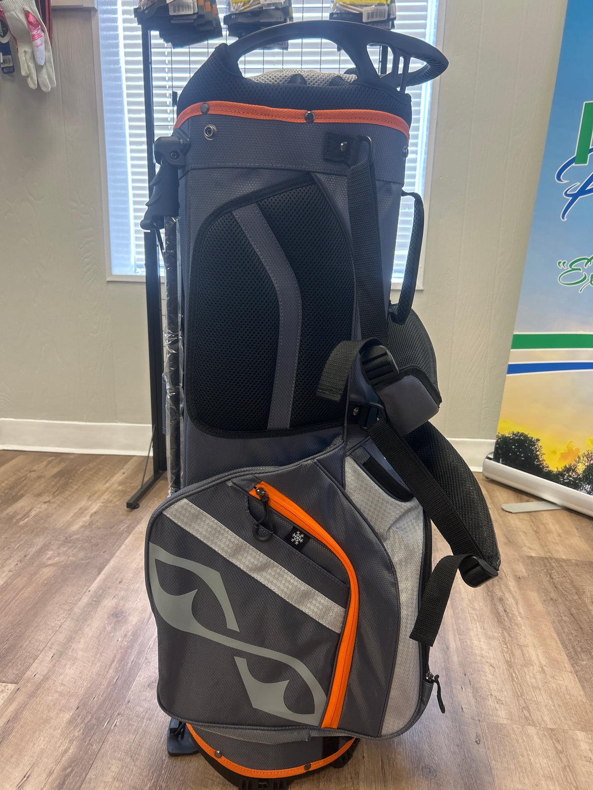 Snake eyes grey golf bag