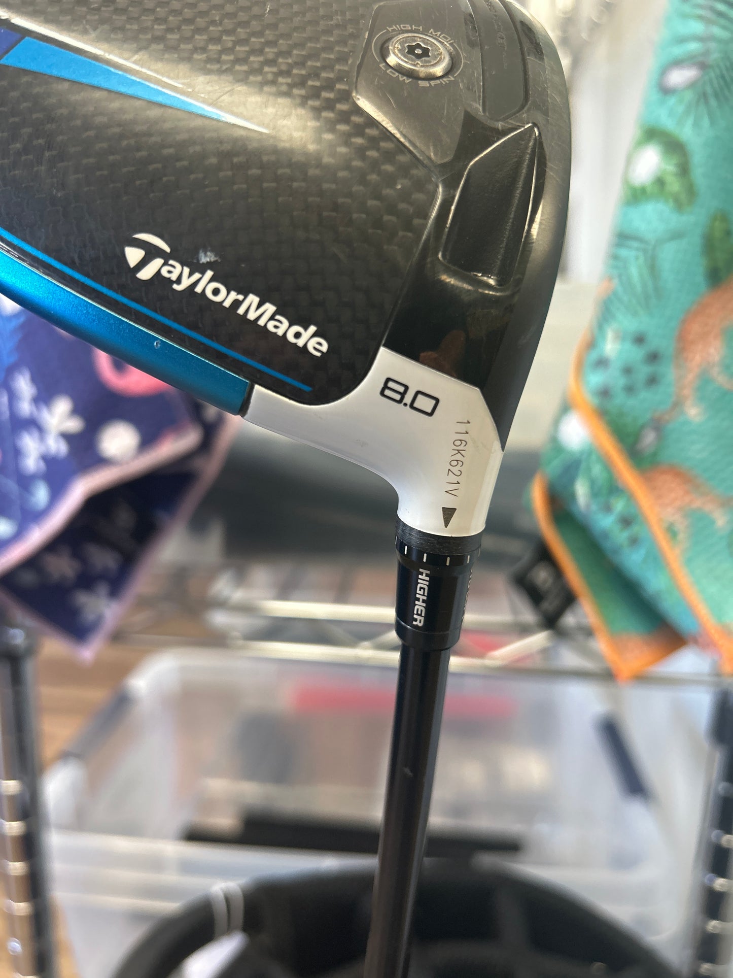 Taylormade SiM2 Driver- Right Handed 8.0 Loft Extra Stiff Flex