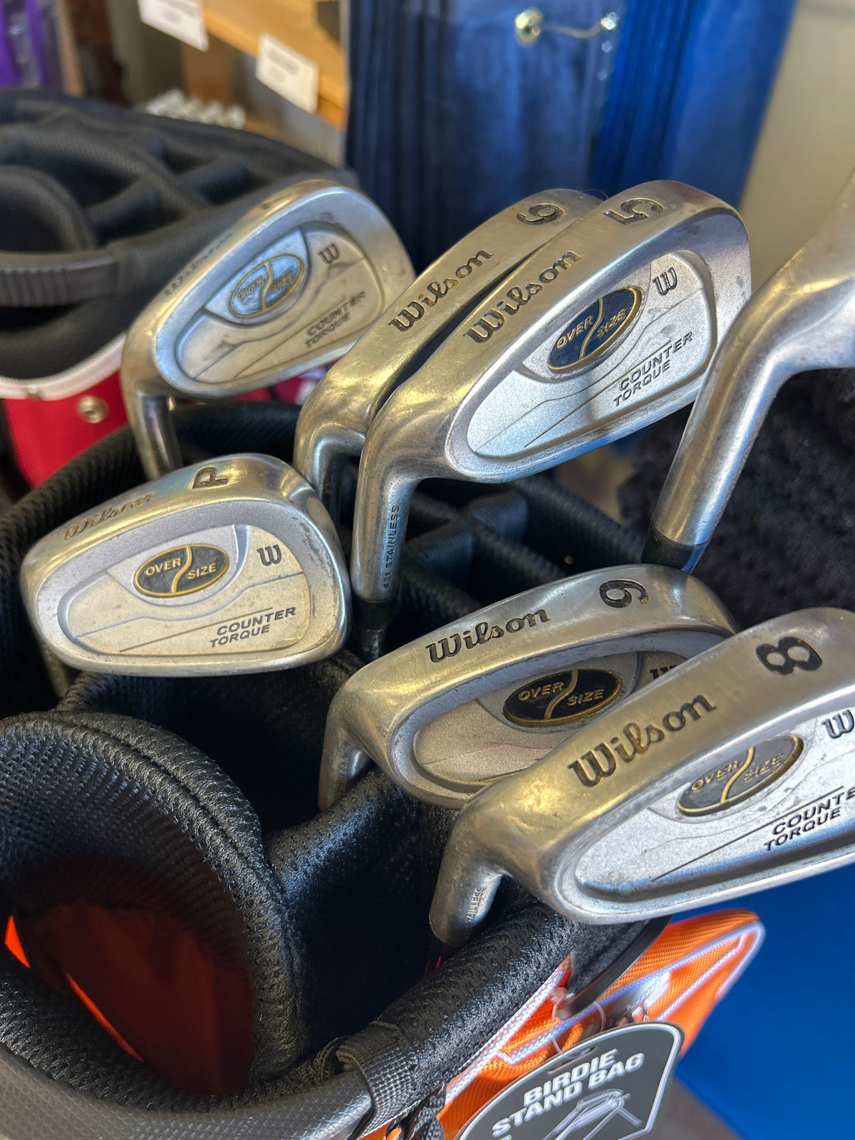 Wilson Oversize Counter Torque Iron Set 4–PW Left-Handed