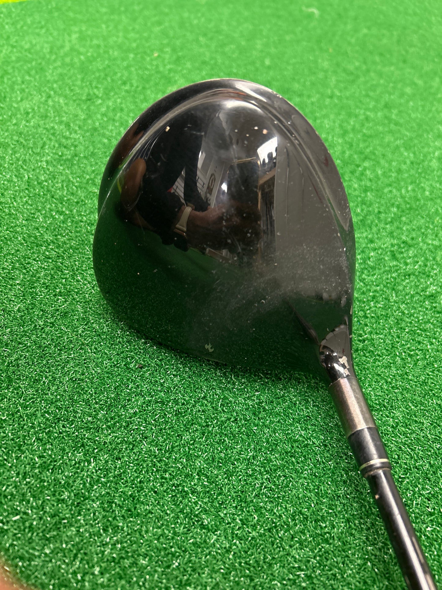 TaylorMade Tour Burner Driver (2008). The shaft photo confirms the Fujikura RE*AX SuperFast 60, Stiff flex