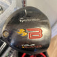 TaylorMade Tour Burner Driver (2008). The shaft photo confirms the Fujikura RE*AX SuperFast 60, Stiff flex