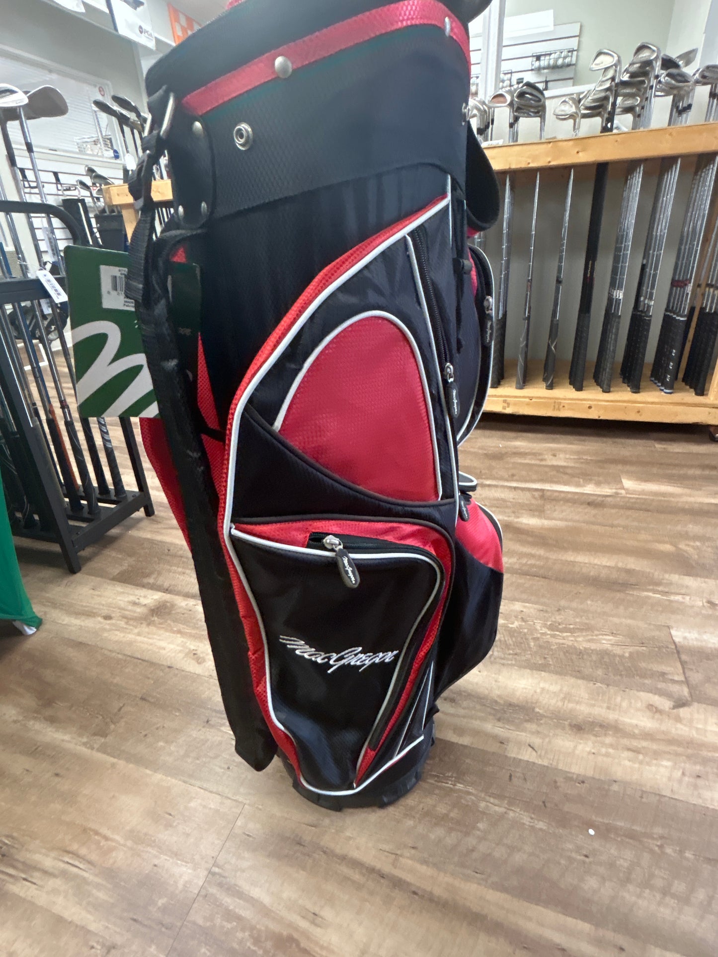 NEW McGregor TOURNEY Cart Bag Lightweight Red&Black