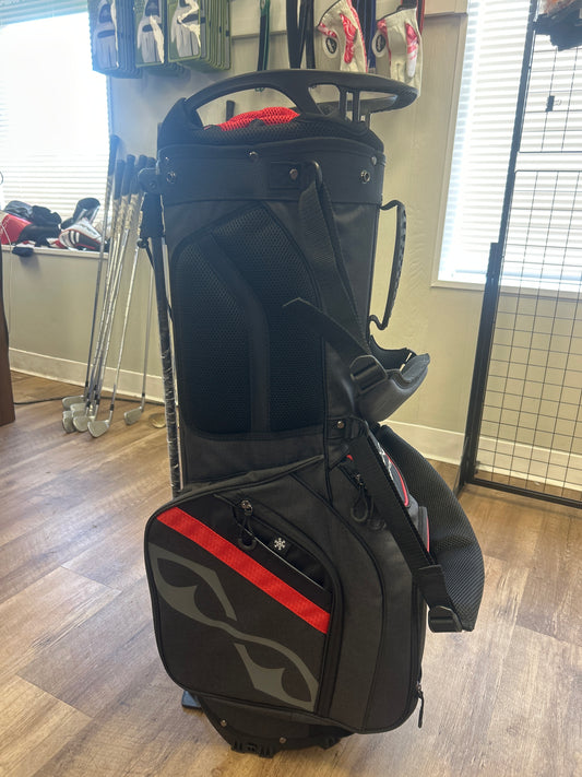 Snake eyes black golf bag