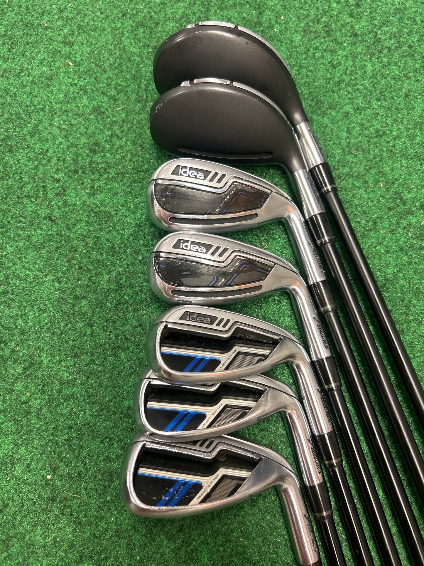 Adam’s Idea Combo Iron Set A-Flex 5 Irons, 2 Hybrids RH
