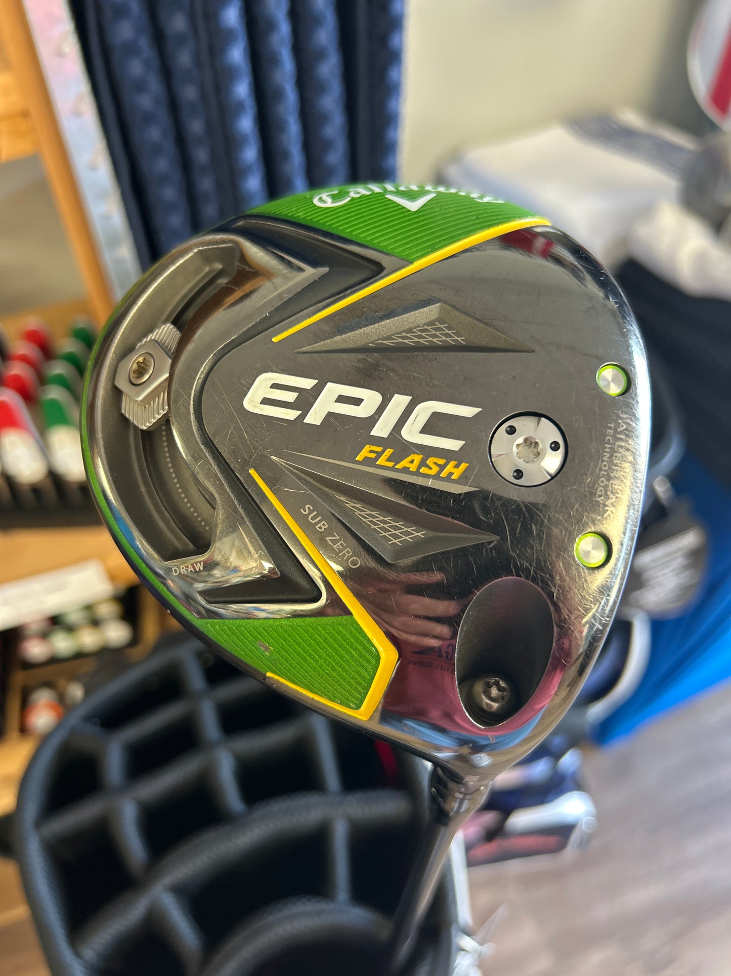 Callaway Epic Flash Sub Zero driver Project X HZRDUS Shaft 6.0 flex (Stiff), 65g, Low Spin RH