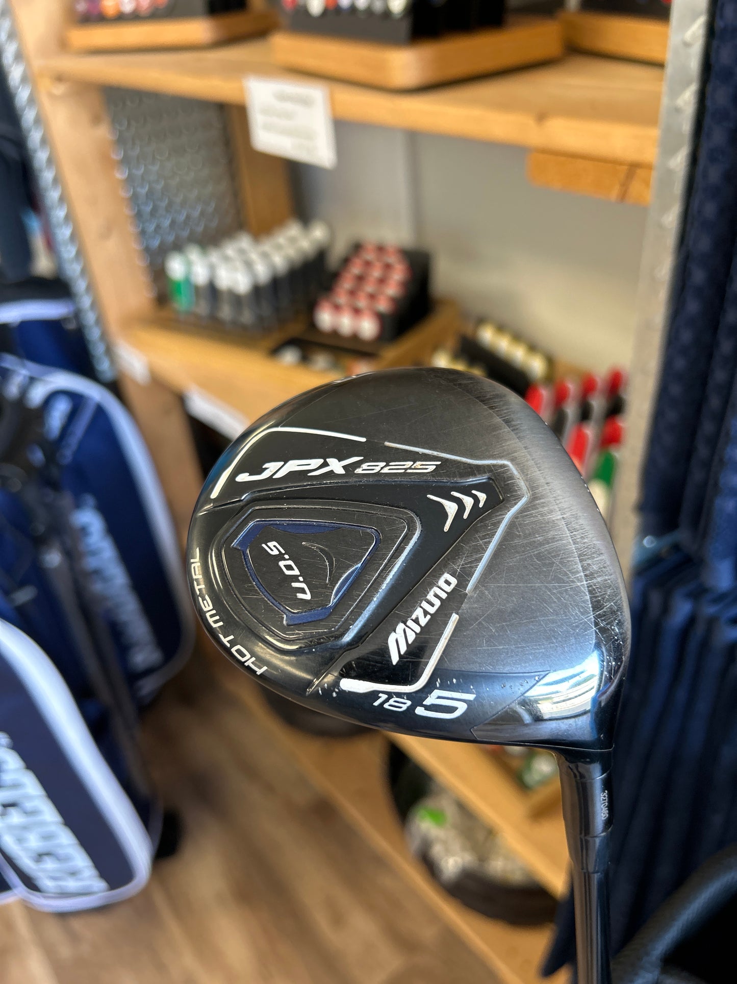 the Mizuno JPX-825 5-Wood, 18°
