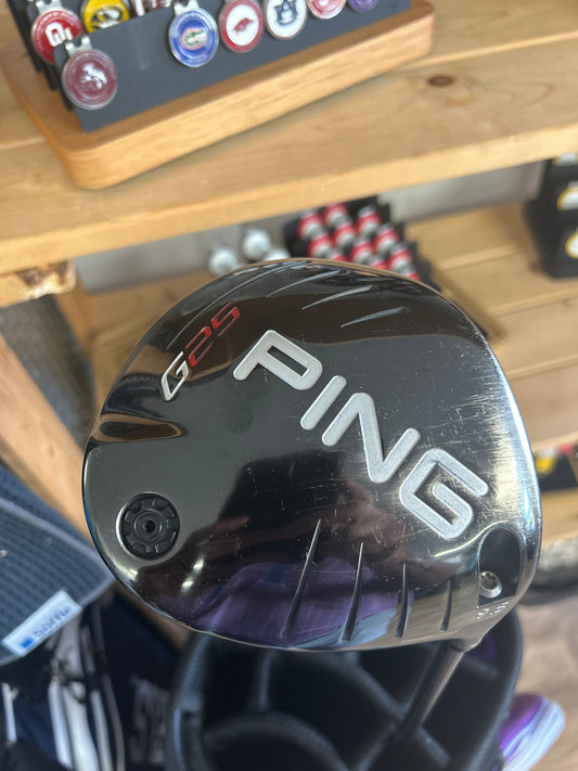 PING G25 Driver Stiff Flex 9.5 Loft Adjustable RH