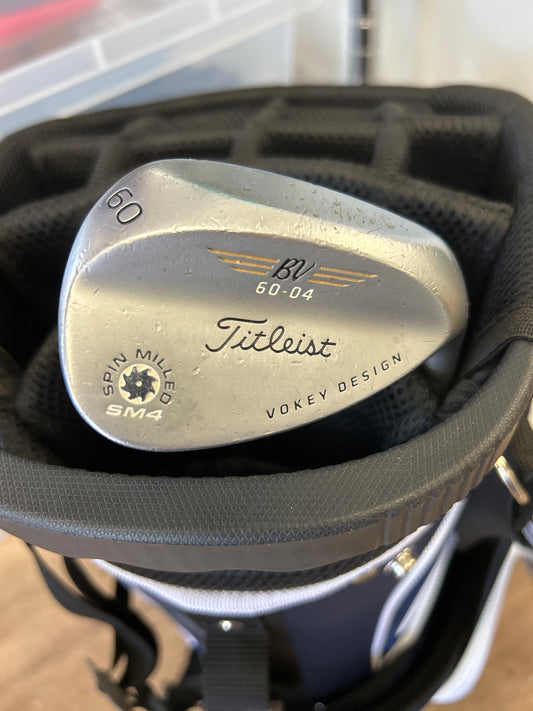 Titleist Vokey Spin Milled SM4 Chrome 60 Lob Wedge