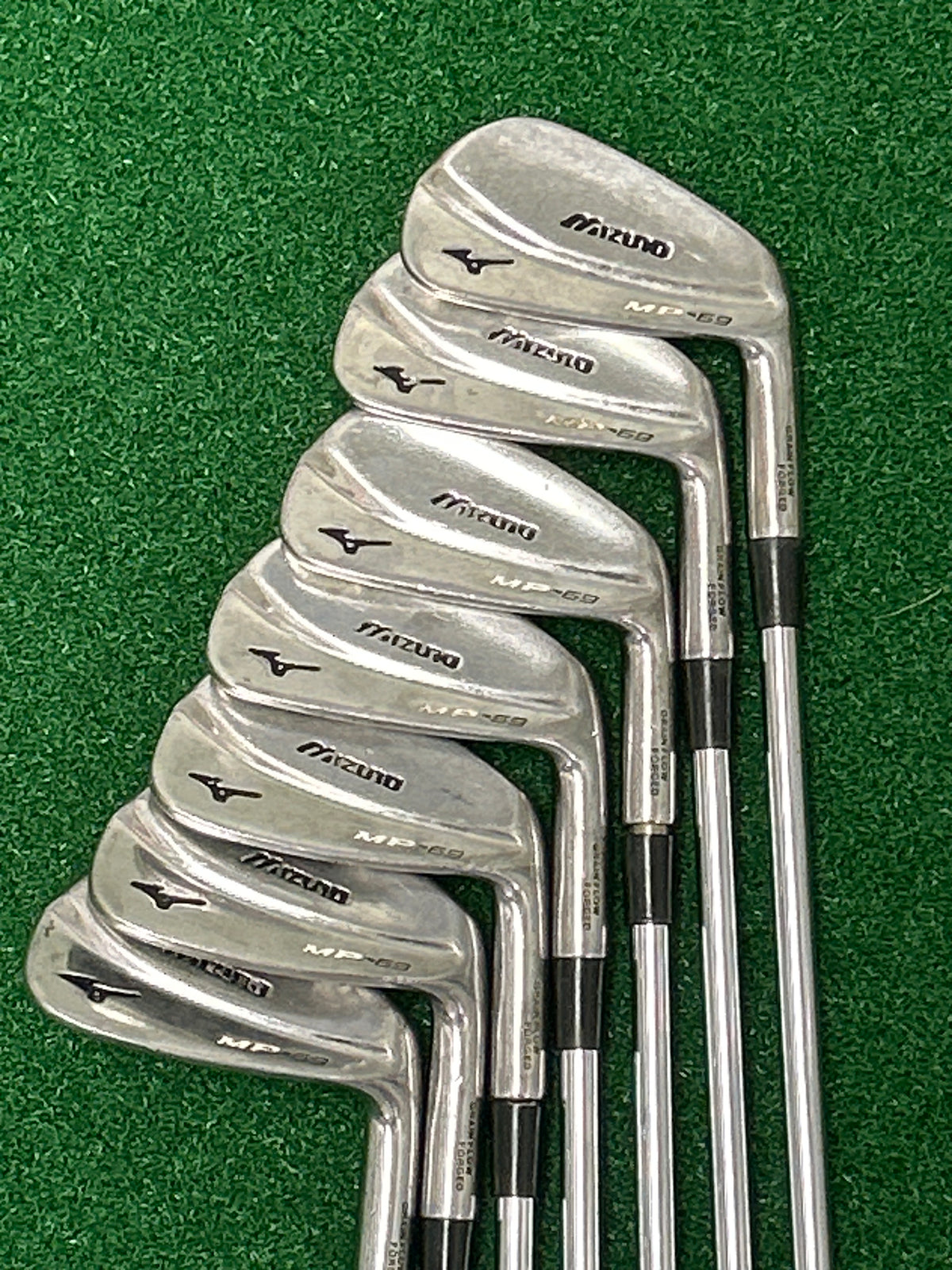 Mizuno MP-69 Iron Set
4-PW — 7 clubs Stiff Flex RH