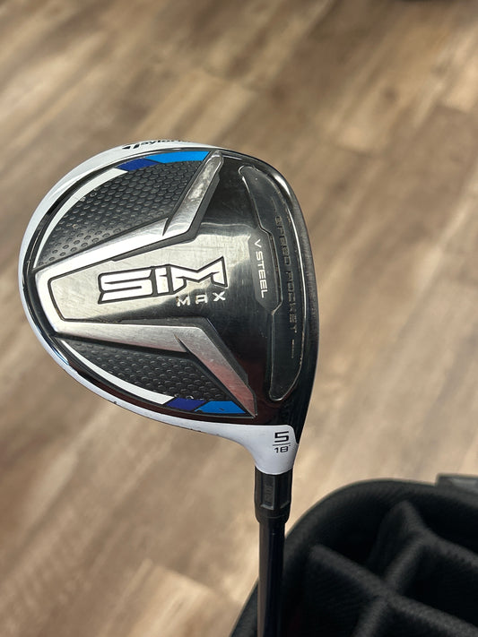 TaylorMade SIM Max 5-Wood Stiff Flex RH