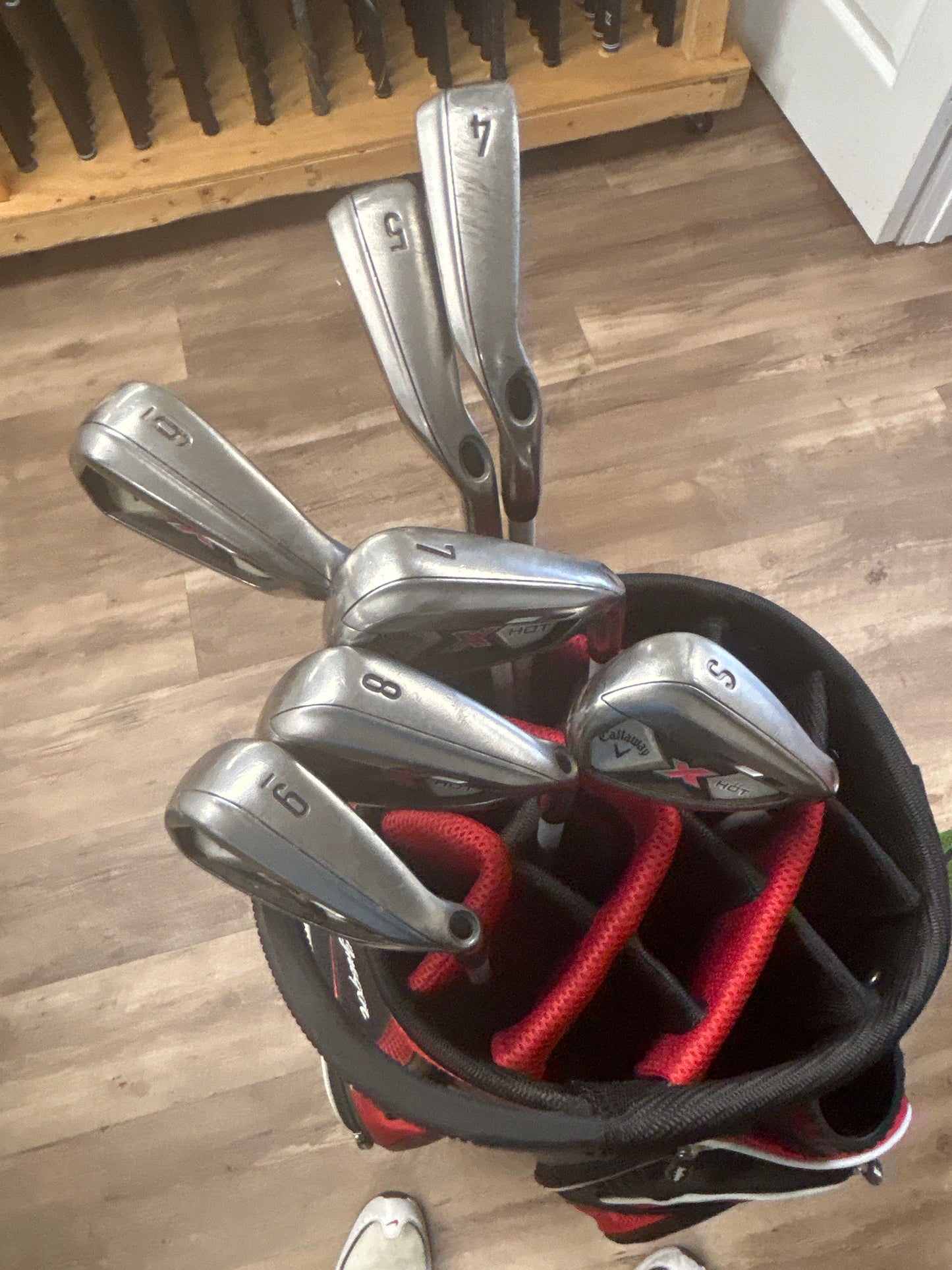 Callaway X-Hot Iron Set (4-9 + SW) Stiff Flex RH