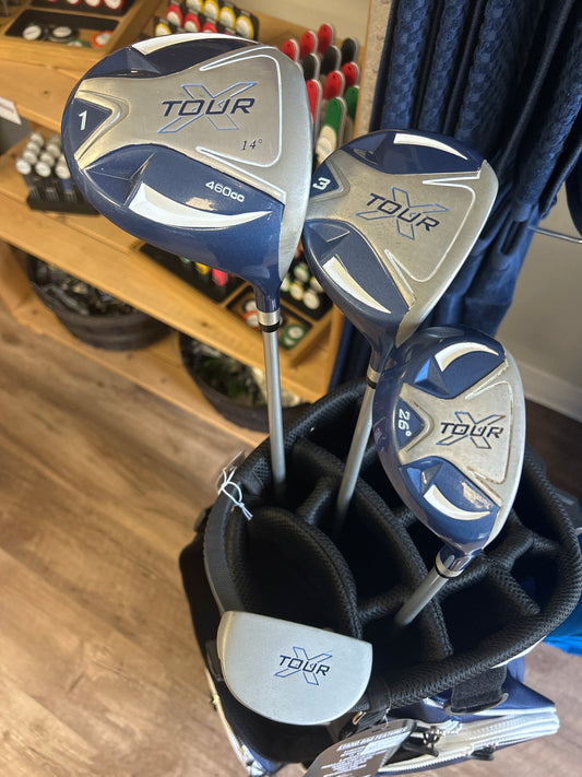 Tour X Ladies Driver, 3-Wood, Hybrid and Putter with Graphite Shafts RH