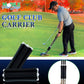 Golf Club Carrier – Holds Up to 6 Golf Clubs, Keeps Them Visible, Clean & Dry – Premium Quality Accessory with Durable Design (Black/White)