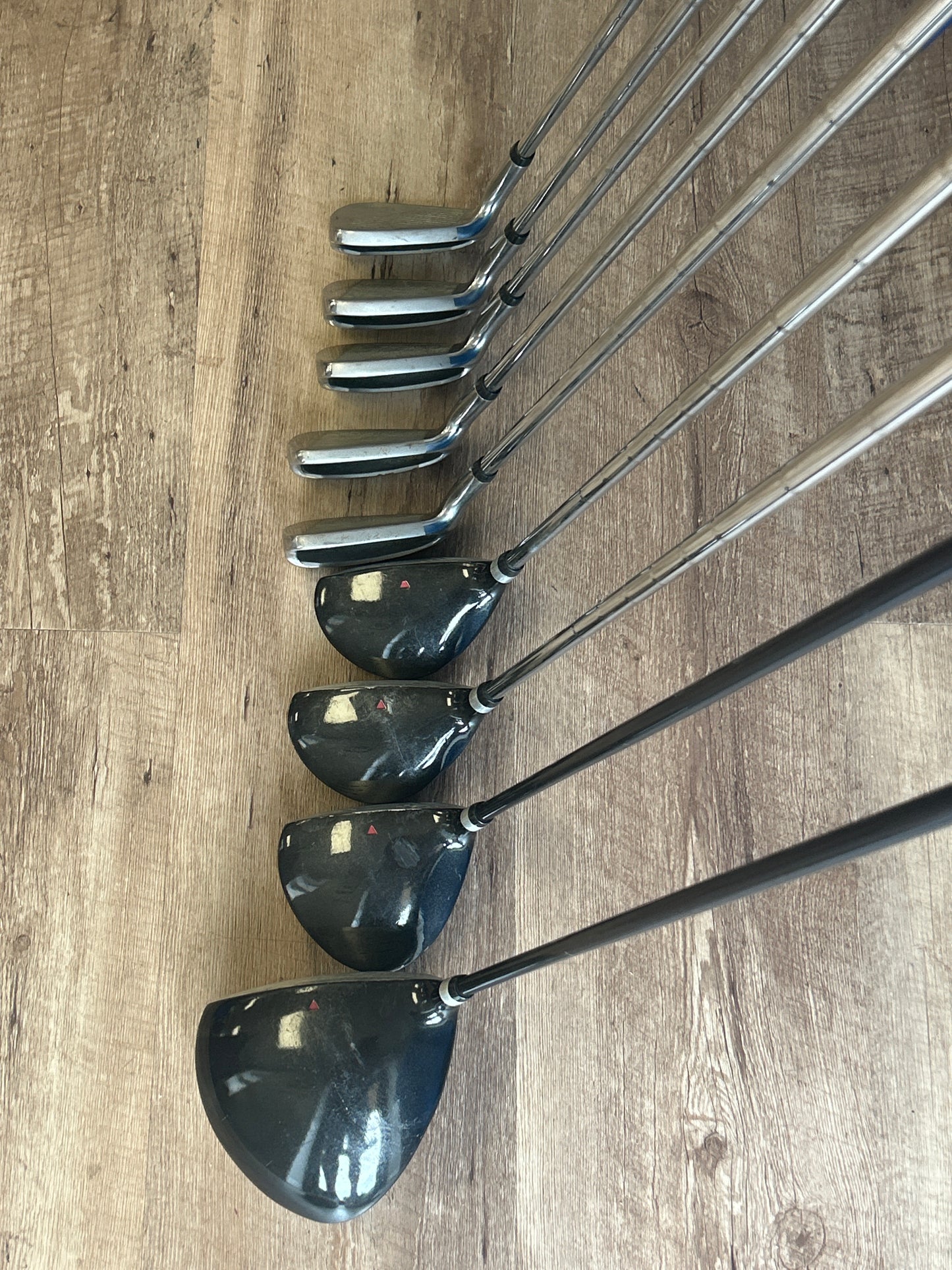 Top-Flite XL Golf Set 6-W Irons, 4 & 5 Hybrids, Driver & 3-Wood Left-Handed