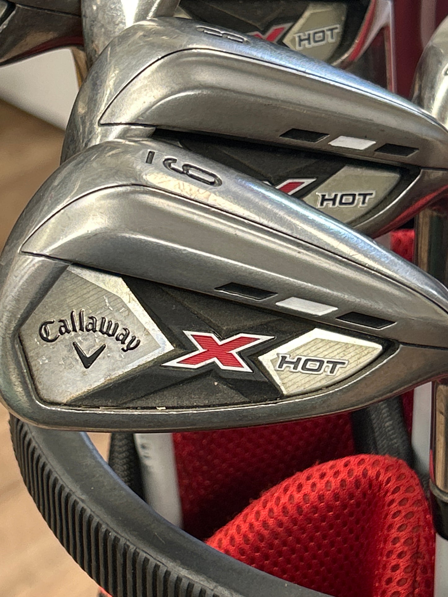 Callaway X-Hot Iron Set (4-9 + SW) Stiff Flex RH