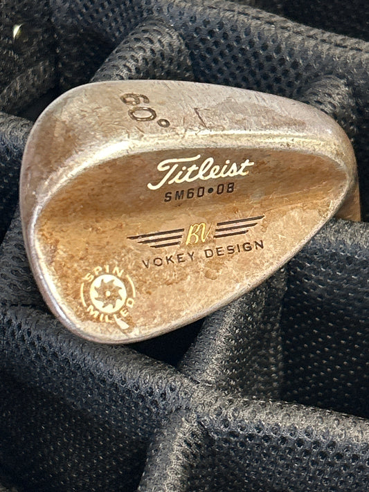 Titleist Vokey Spin  Milled Wedge Steel shaft 60 degree