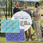 Microfiber Waffle Pattern Golf Towel Set - Super Absorbent Animal Print Golf Towels -  2 Pack