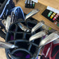 Adams Idea Black CB2 Forged Iron Set 4-PW — 7 clubs Stiff Flex RH