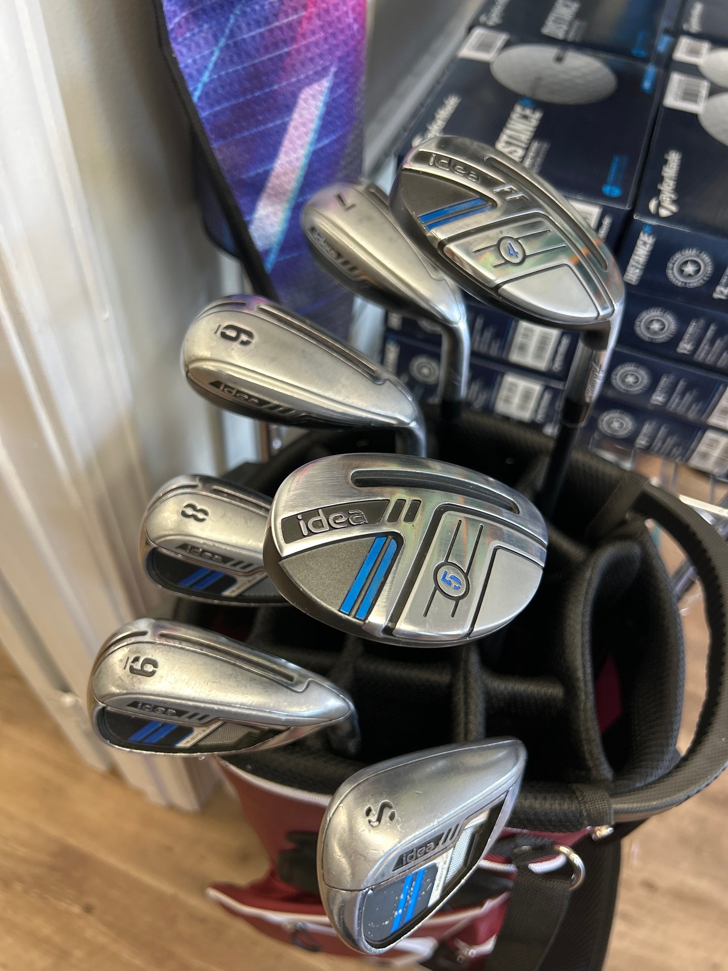 Adam’s Idea Combo Iron Set A-Flex 5 Irons, 2 Hybrids RH