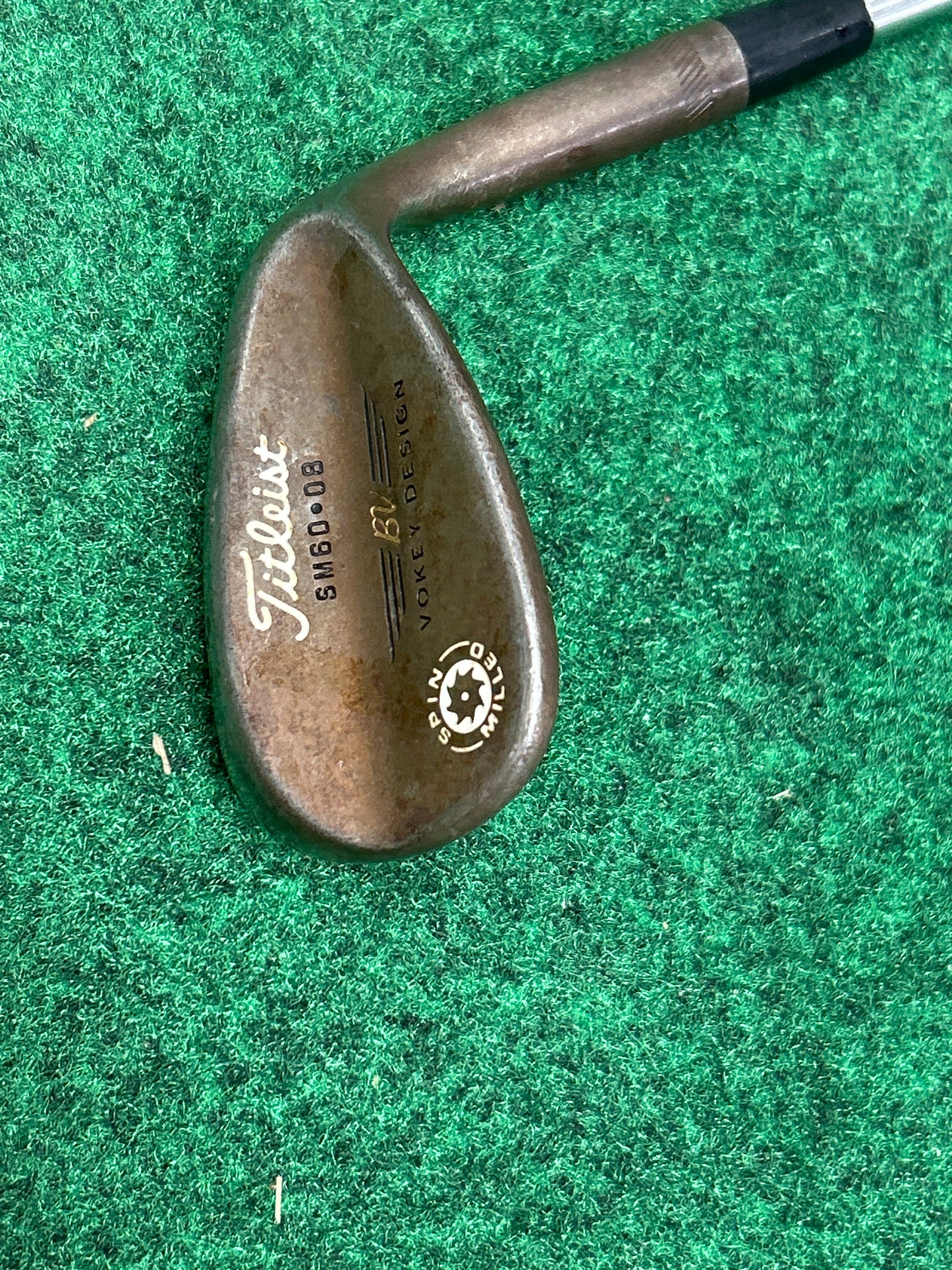 Titleist Vokey Spin  Milled Wedge Steel shaft 60 degree