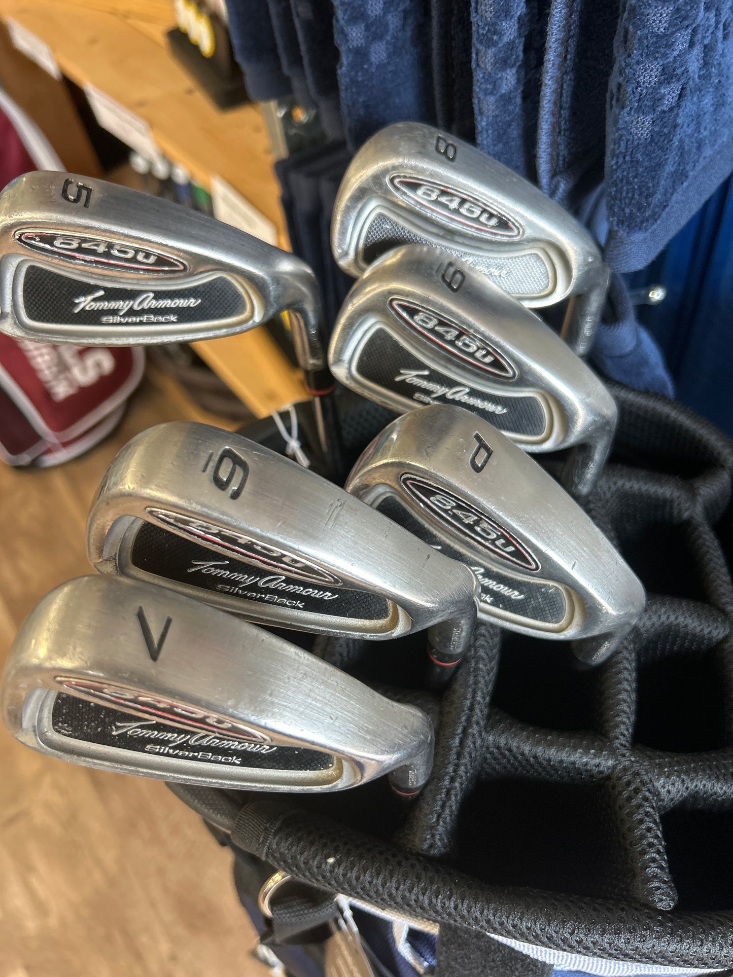 Tommy Armour 845U SilverBack Iron set 5 thru PW