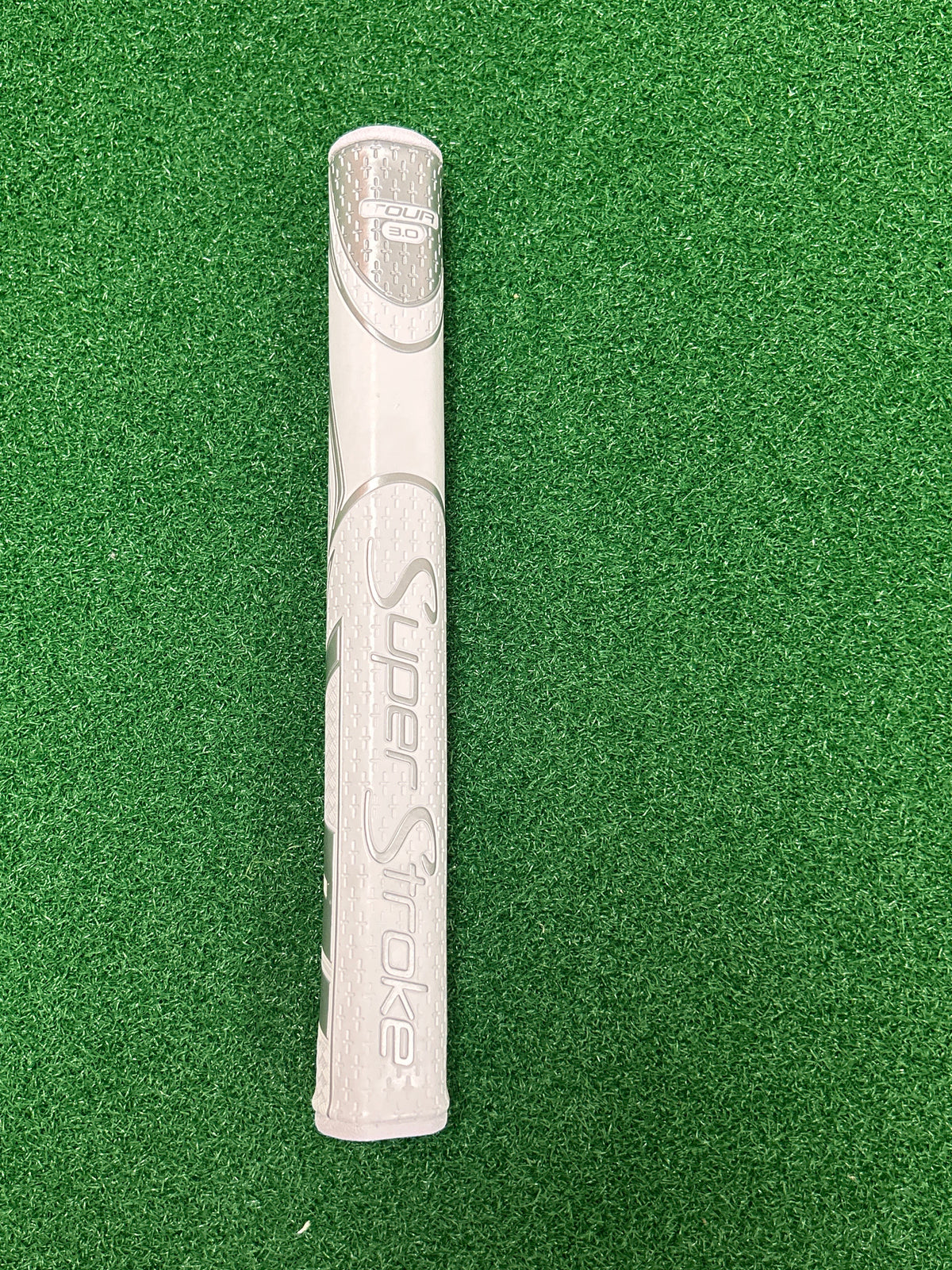 SuperStroke Tour 3.0 Putter Grip 10.5” Silver/White