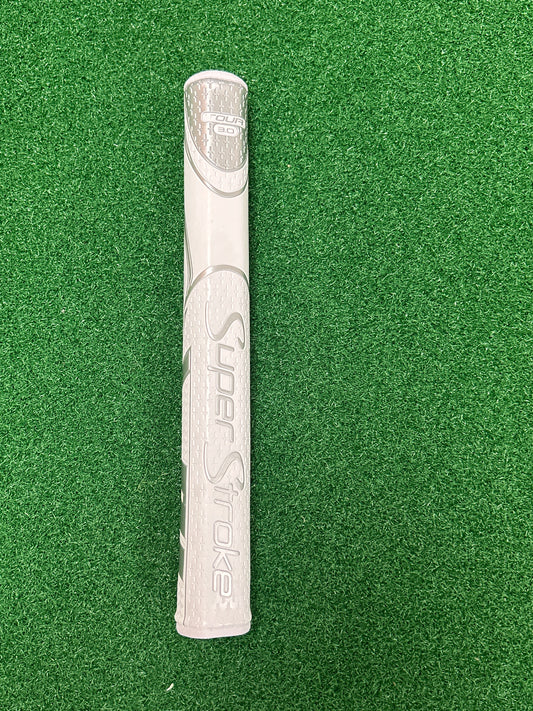 SuperStroke Tour 3.0 Putter Grip 10.5” Silver/White