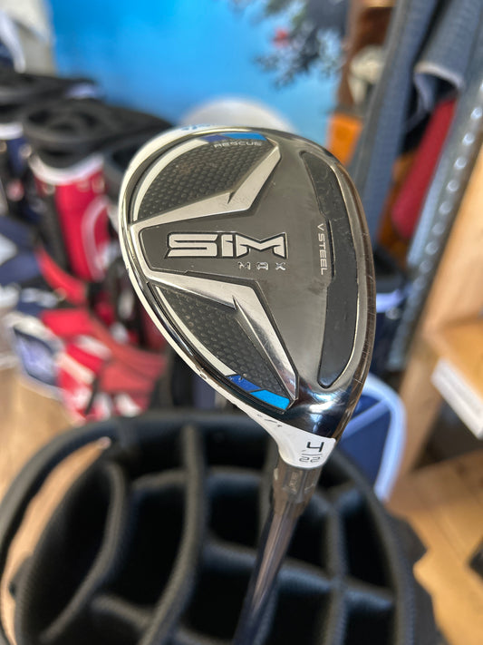 TaylorMade SIM Max Rescue 4 Hybrid – 22° RH
