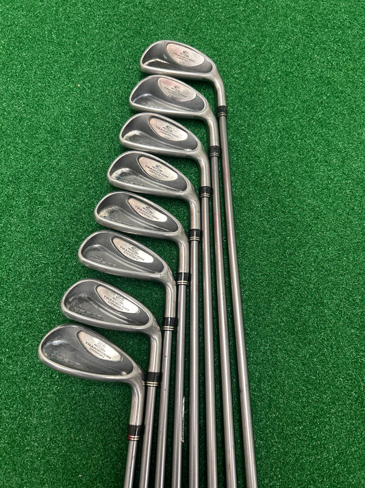 King Cobra 3400 I/XH Transition Design Iron Set-4, 5, 6, 7, 8, 9, PW & GW — 8 Clubs Reg. Flex  RH