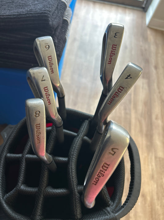 Wilson Fat Shaft FS irons, 3–8 iron (6 clubs)