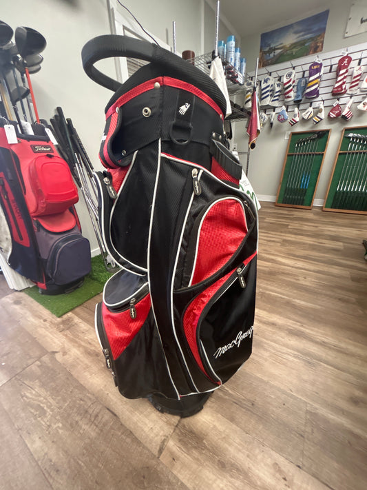 NEW McGregor TOURNEY Cart Bag Lightweight Red&Black